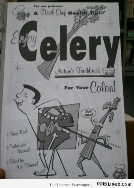 Celery for your colon at PMSLweb.com