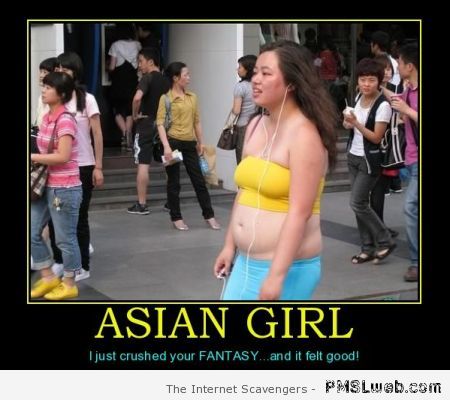 Asian girl demotivational  at PMSLweb.com