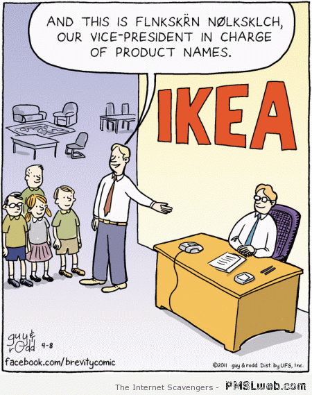 Funny Ikea cartoon at PMSLweb.com