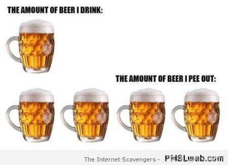 Funny amount of beer truth at PMSLweb.com