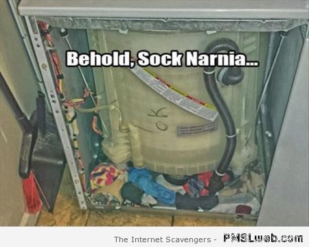 Behold sock Narnia meme at PMSLweb.com