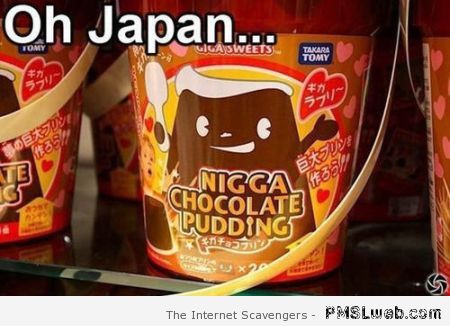 Japanese chocolate pudding name fail at PMSLweb.com