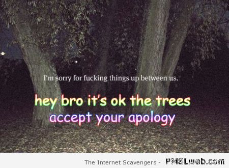 Funny tree hipster edit at PMSLweb.com