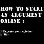 How to start an argument online at PMSLweb.com