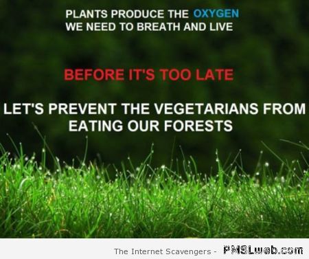 Plants produce oxygen hipster edit at PMSLweb.com