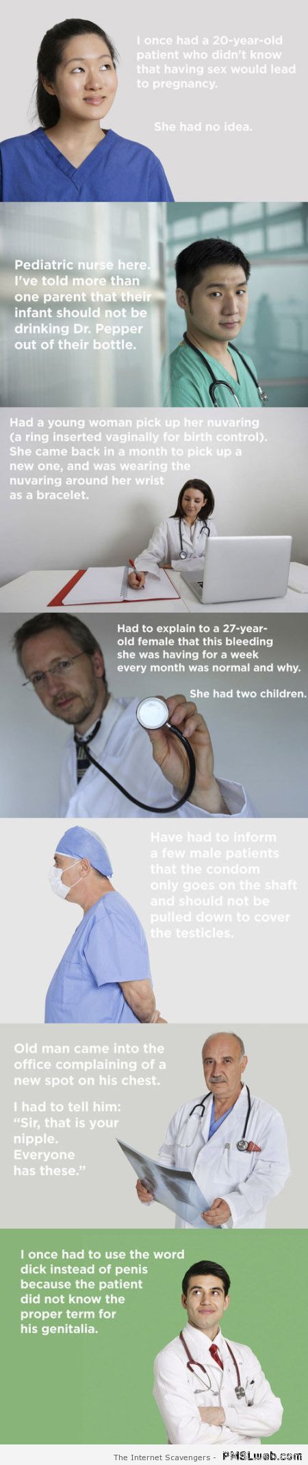 Funny medical stories at PMSLweb.com