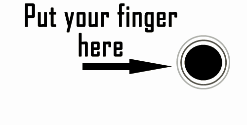 Put your finger here prank at PMSLweb.com