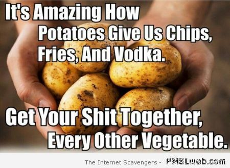 Get your shit together vegetables meme at PMSLweb.com