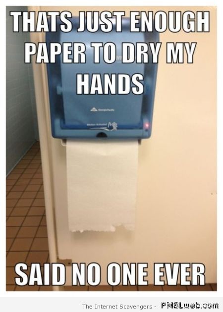 Funny paper towel meme at PMSLweb.com
