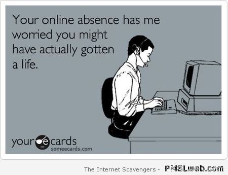Your online absence ecard at PMSLweb.com