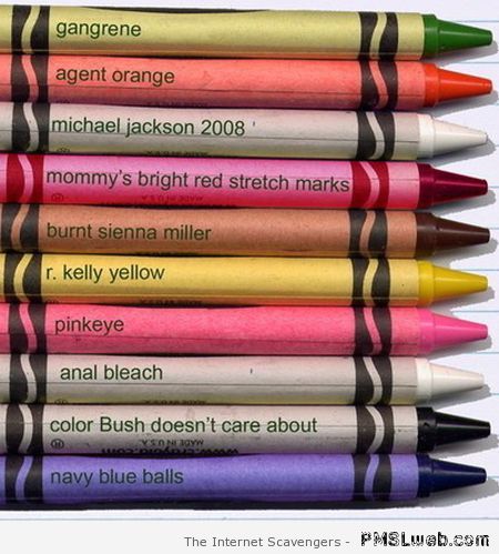 Awkward crayola names at PMSLweb.com