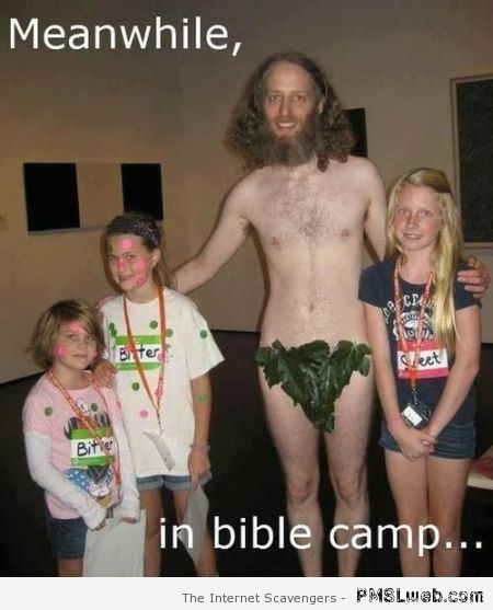 Meanwhile in bible camp at PMSLweb.com