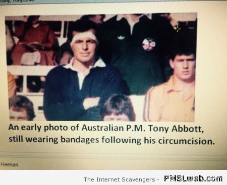 Tony Abbott circumcision humor at PMSLweb.com
