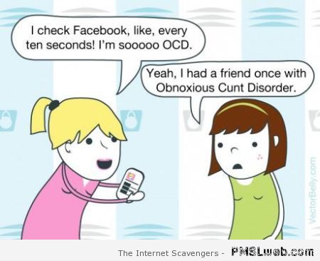 Funny OCD cartoon at PMSLweb.com
