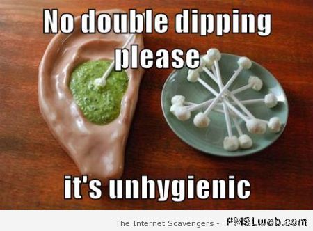 No double dipping please meme at PMSLweb.com