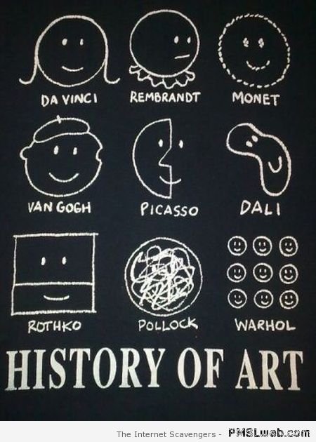 Funny history of art at PMSLweb.com