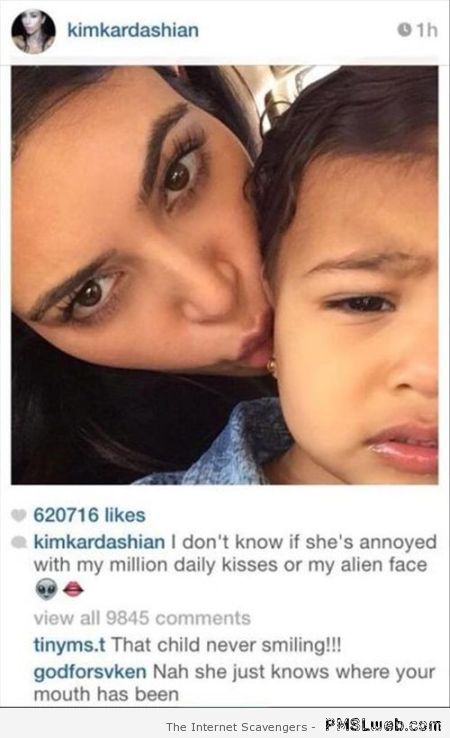 Funny Kim Kardashian twitter comment – Wednesday guffaws at PMSLweb.com