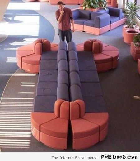 Funny sofa penis design at PMSLweb.com
