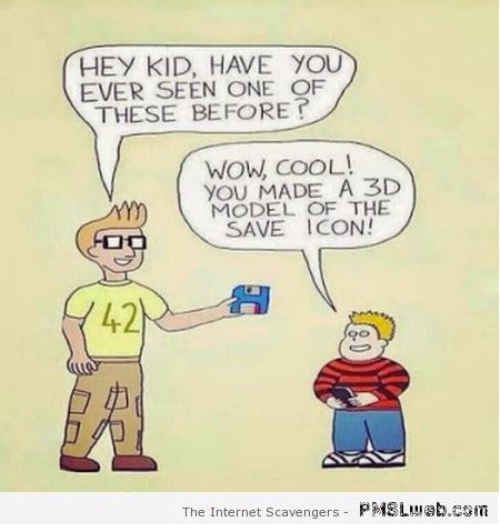 Kids these days funny save icon cartoon – Funny Friday collection at PMSLweb.com