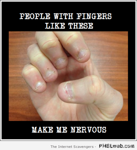 People with fingers like these humor at PMSLweb.com