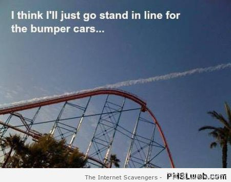 Funny roller coaster meme at PMSLweb.com