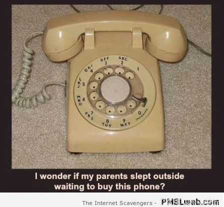 Funny old phone joke at PMSLweb.com