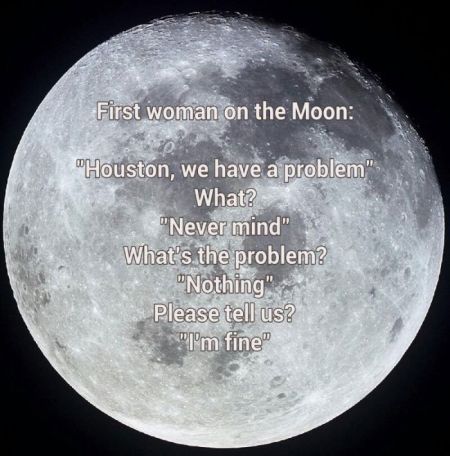 First woman on the moon joke at PMSLweb.com