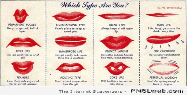 Funny lips guide at PMSLweb.com