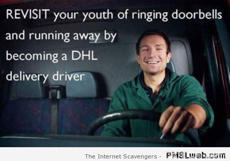 Revisit your youth of ringing doorbells funny life hack at PMSLweb.com