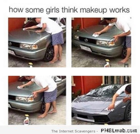 Funny how some girls think makeup works – Hump day funniness at PMSLweb.com