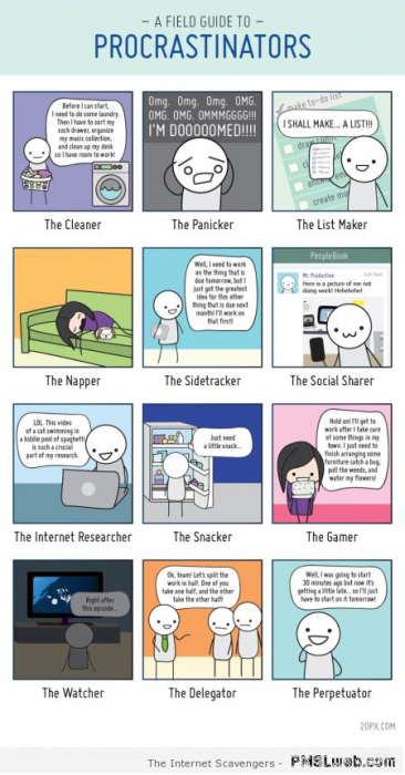17-field-guide-to-procrastinators-humor