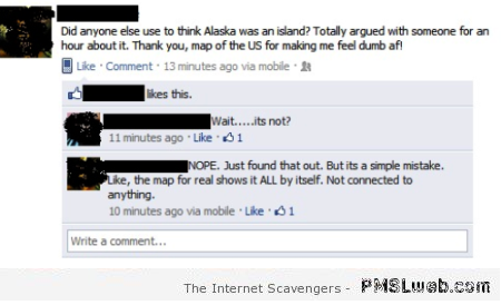 Stupid Alaska Facebook fail at PMSLweb.com
