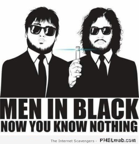 Game of Thrones men in black at PMSLweb.com