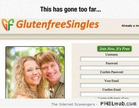 Funny gluten free has gone too far – Saturday nonsense at PMSLweb.com