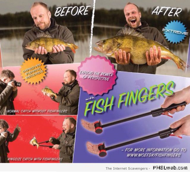 Funny fish fingers gadget at PMSLweb.com