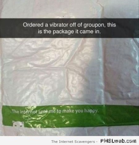 Funny groupon packaging at PMSLweb.com