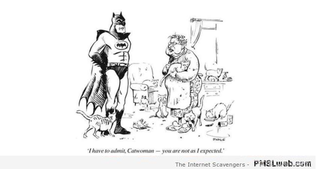 Funny batman and real catwoman – Comical Friday at PMSLweb.com