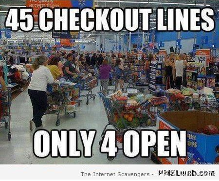 Funny checkout lines meme at PMSLweb.com
