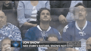 Jon Snow at Hockey game funny at PMSLweb.com