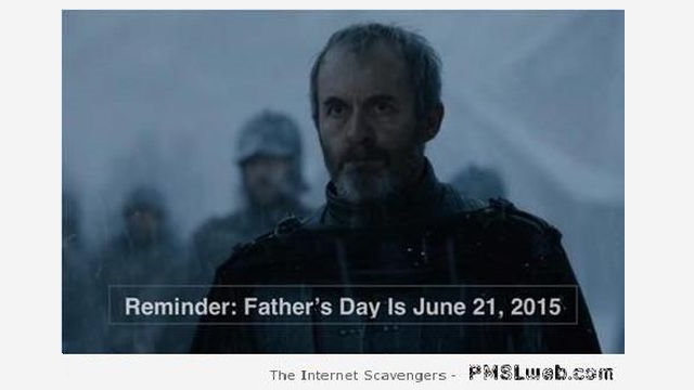 Funny game of Thrones father’s day at PMSLweb.com
