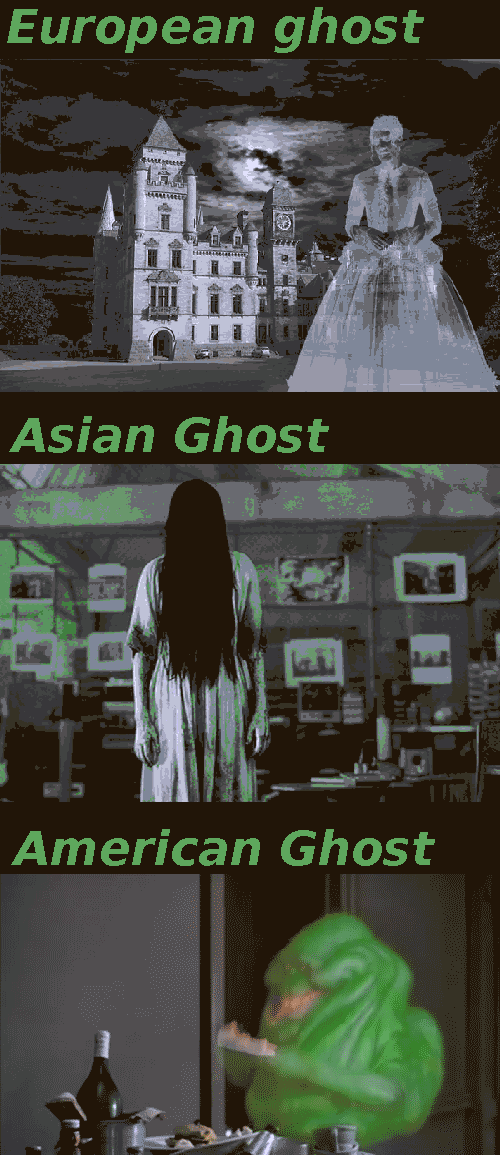 Funny US ghosts versus other ghosts – Funny America at PMSLweb.com