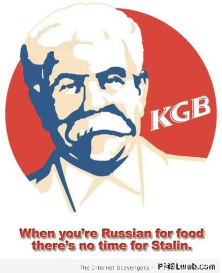 KFC KGB humor at PMSLweb.com