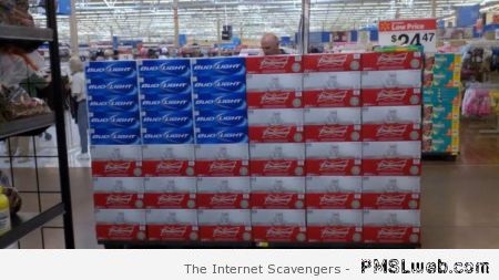 Funny American beer flag at PMSLweb.com