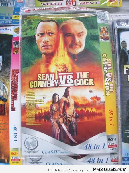 Sean Connery versus the Cock at PMSLweb.com
