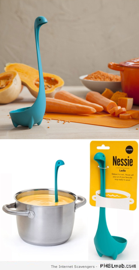 Funny Loch Ness monster ladle at PMSLweb.com