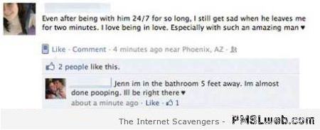 Stupid girlfriend on Facebook – Wednesday funniness at PMSLweb.com