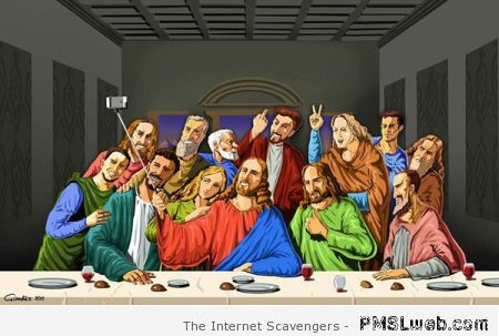 Funny modern Christ’s last dinner at PMSLweb.com