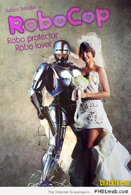 Funny Robocop chick flick parody at PMSLweb.com