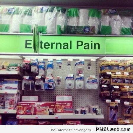 Funny store aisle at PMSLweb.com