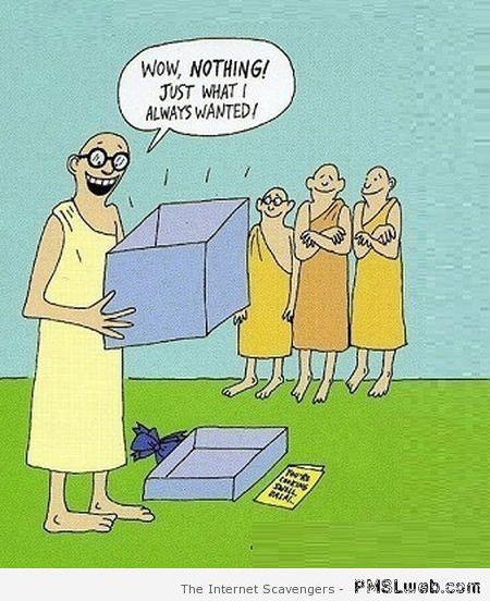 Funny Buddhist birthday cartoon – Silly Friday at PMSLweb.com